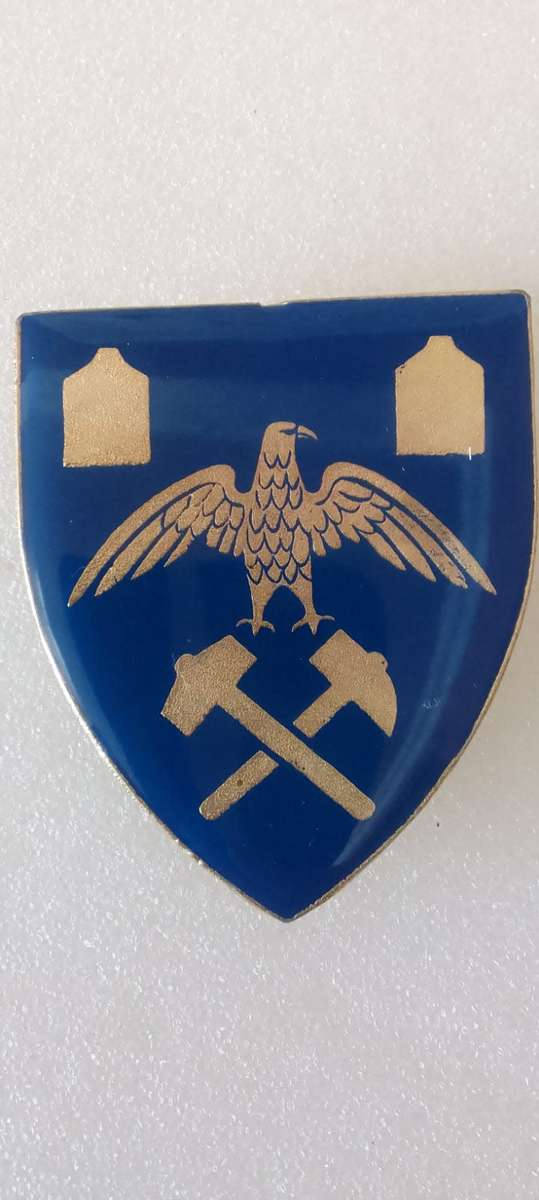 South African Army SADF / SA ARMY PRESIDENT KRUGER REGIMENT SHOULDER FLASH WITH MODIFIED